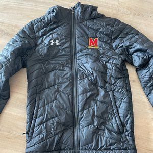 Under Armour Maryland Terrapins Puffer Down Jacket Men Small